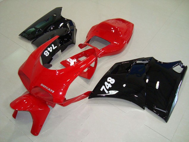 Red Black 93-05 Ducati 748 916 996 996S Motorcycle Bodywork Red Black 93-05 Ducati 748 916 996 996S Motorcycle Bodywork