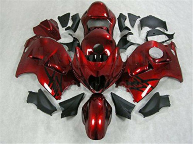 Red Black 96-07 Suzuki GSXR 1300 Hayabusa Motorcycle Fairings Red Black 96-07 Suzuki GSXR 1300 Hayabusa Motorcycle Fairings