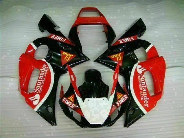 Red Black 98-02 Yamaha YZF R6 Motorcycle Fairing Red Black 98-02 Yamaha YZF R6 Motorcycle Fairing