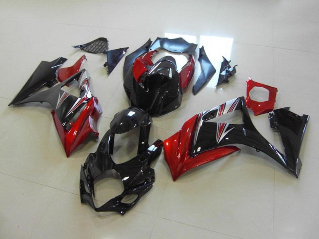Red Black No Sticker 07-08 Suzuki GSXR 1000 Motorcycle Fairings