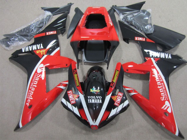 Red Black Santander 02-03 Yamaha YZF R1 Motorcycle Fairings Red Black Santander 02-03 Yamaha YZF R1 Motorcycle Fairings