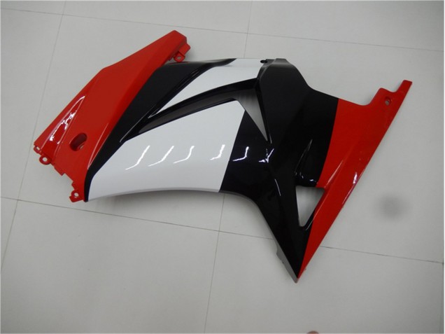 Red Black White 08-12 Kawasaki EX250 Motorcycle Fairings Red Black White 08-12 Kawasaki EX250 Motorcycle Fairings