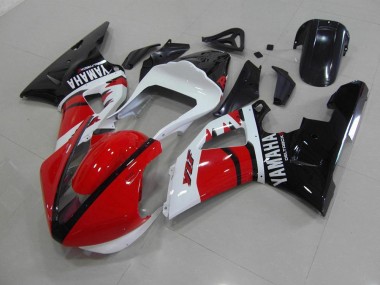 Red Black White Race Version 00-01 Yamaha YZF R1 Motorcycle Fairings