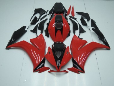 Red Black with No Decals 12-16 Honda CBR1000RR Motorcycle Fairings