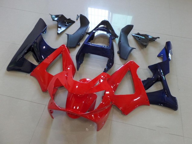 Red Dark Blue 00-01 Honda CBR900RR 929 Motorcycle Fairings Red Dark Blue 00-01 Honda CBR900RR 929 Motorcycle Fairings