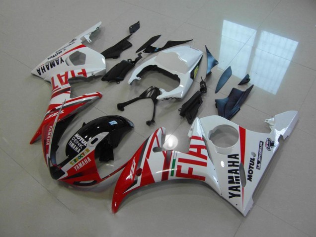 Red Fiat 03-05 Yamaha YZF R6 Motorcycle Fairings