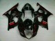 Red Flame 03-04 Suzuki GSXR 1000 Motorcycle Fairings