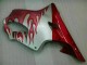 Red Flame Silver 01-03 Honda CBR600 F4i Motorcycle Fairings