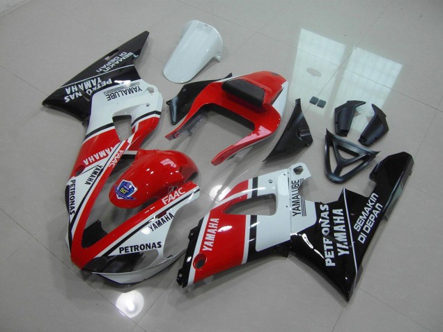 Red Glossy Black 00-01 Yamaha YZF R1 Motorcycle Fairings Red Glossy Black 00-01 Yamaha YZF R1 Motorcycle Fairings