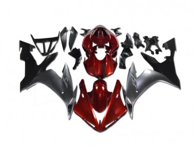 Red Grey Black 02-03 Yamaha YZF R1 Motorcycle Fairings