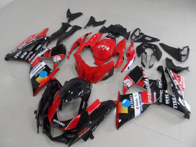 Red Jomo 09-16 Suzuki GSXR 1000 Motorcycle Fairings