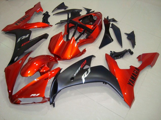 Red Matte Black 04-06 Yamaha YZF R1 Motorcycle Fairings