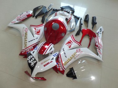 Red Musashi 12-16 Honda CBR1000RR Motorcycle Fairings