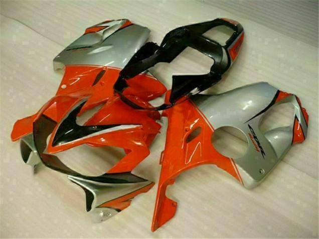 Red Silver 01-03 Honda CBR600 F4i Full Motorcycle Fairing Kits