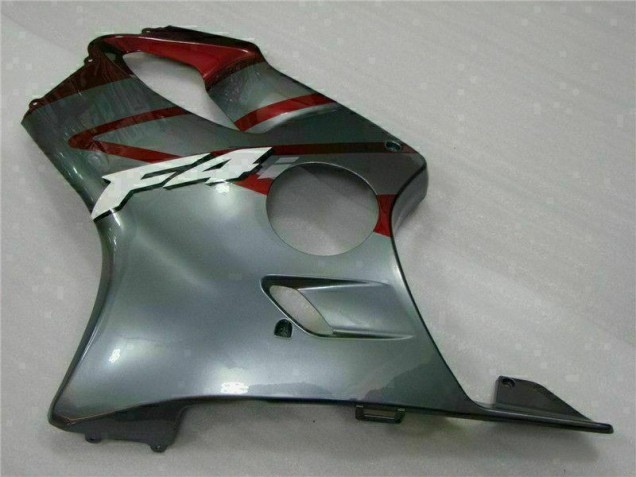 Red Silver 01-03 Honda CBR600 F4i Motorcycle Fairing Red Silver 01-03 Honda CBR600 F4i Motorcycle Fairing
