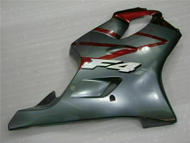 Red Silver 01-03 Honda CBR600 F4i Motorcycle Fairing Red Silver 01-03 Honda CBR600 F4i Motorcycle Fairing