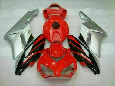 Red Silver 04-05 Honda CBR1000RR Motorcycle Fairings