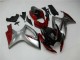 Red Silver 06-07 Suzuki GSXR 600/750 Motorcycle Fairings
