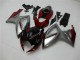 Red Silver 06-07 Suzuki GSXR 600/750 Motorcycle Fairings