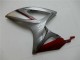 Red Silver 06-07 Suzuki GSXR 600/750 Motorcycle Fairings