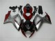 Red Silver 06-07 Suzuki GSXR 600/750 Motorcycle Fairings