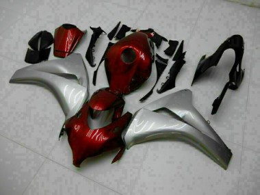 Red Silver 08-11 Honda CBR1000RR Motorcycle Bodywork