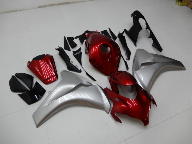 Red Silver 08-11 Honda CBR1000RR Motorcycle Fairing Red Silver 08-11 Honda CBR1000RR Motorcycle Fairing