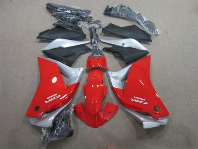 Red Silver Black 11-13 Honda CBR125R Motorcycle Fairings