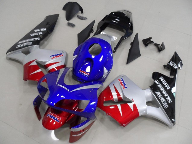 Red Silver Blue 03-04 Honda CBR600RR Motorcycle Fairings