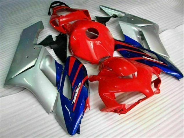 Red Silver Blue 04-05 Honda CBR1000RR Motorcycle Fairings Red Silver Blue 04-05 Honda CBR1000RR Motorcycle Fairings