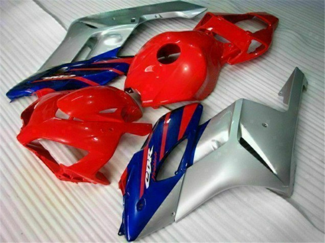 Red Silver Blue 04-05 Honda CBR1000RR Motorcycle Fairings Red Silver Blue 04-05 Honda CBR1000RR Motorcycle Fairings