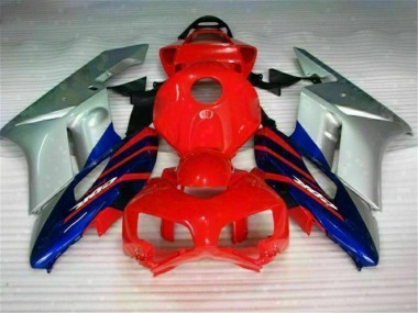 Red Silver Blue 04-05 Honda CBR1000RR Motorcycle Fairings