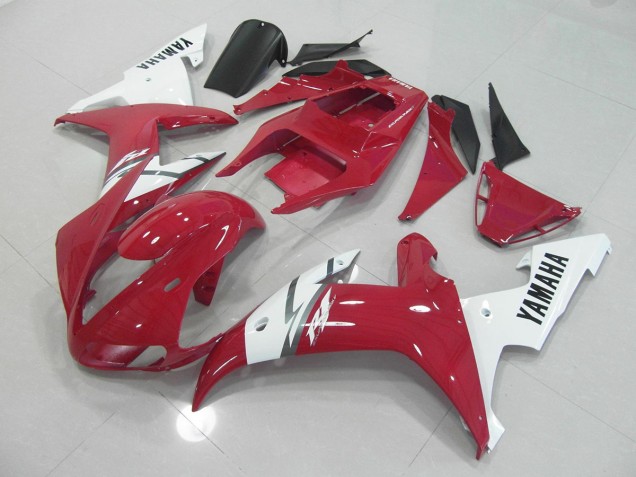 Red White 02-03 Yamaha YZF R1 Motorcycle Fairings