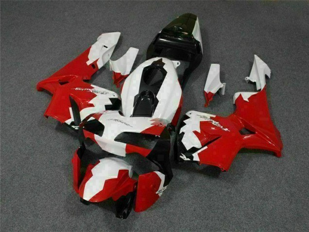 Red White 03-04 Honda CBR600RR Motorcycle Fairing Red White 03-04 Honda CBR600RR Motorcycle Fairing