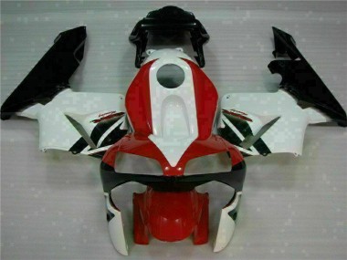 Red White 03-04 Honda CBR600RR Motorcycle Fairings