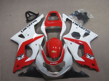 Red White 03-04 Suzuki GSXR 1000 Motorcycle Fairing