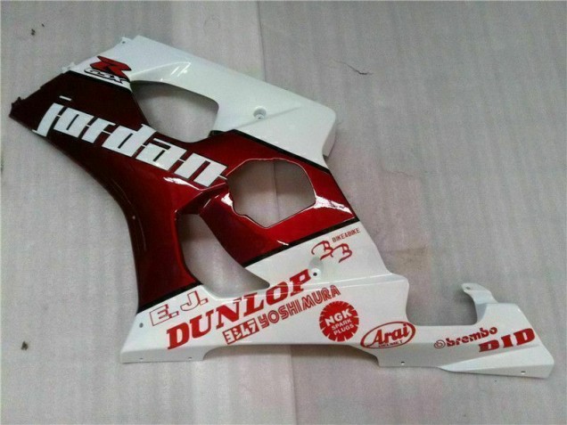 Red White 03-04 Suzuki GSXR 1000 Motorcycle Fairings
