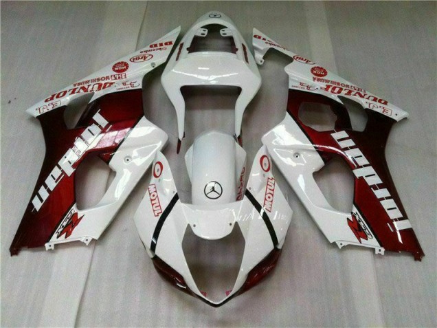 Red White 03-04 Suzuki GSXR 1000 Motorcycle Fairings