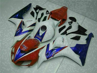 Red White 04-05 Honda CBR1000RR Motorcycle Fairings