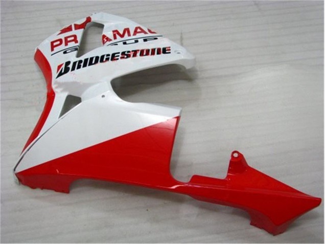 Red White 05-06 Honda CBR600RR Motorcycle Fairing Kits Red White 05-06 Honda CBR600RR Motorcycle Fairing Kits