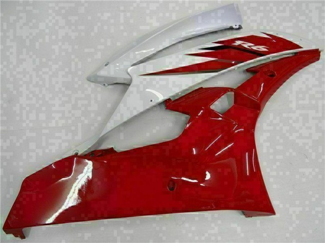 Red White 06-07 Yamaha YZF R6 Motorcycle Bodywork