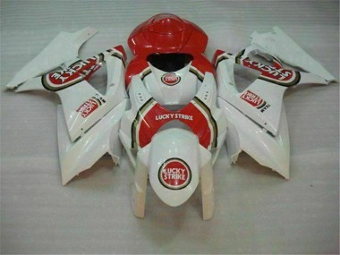Red White 07-08 Suzuki GSXR 1000 Motorcycle Fairings
