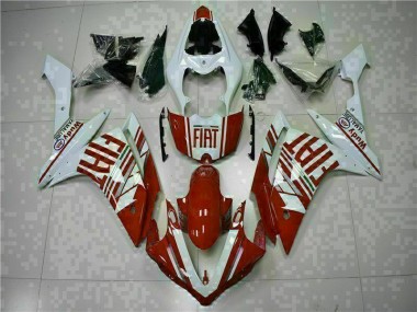Red White 07-08 Yamaha YZF R1 Motorcycle Fairing