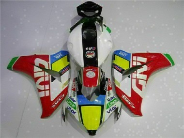 Red White 08-11 Honda CBR1000RR Motorcycle Fairing & Bodywork