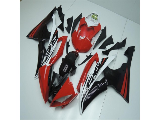 Red White 08-16 Yamaha YZF R6 Motorcycle Fairing Red White 08-16 Yamaha YZF R6 Motorcycle Fairing