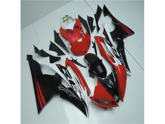 Red White 08-16 Yamaha YZF R6 Motorcycle Fairing Red White 08-16 Yamaha YZF R6 Motorcycle Fairing