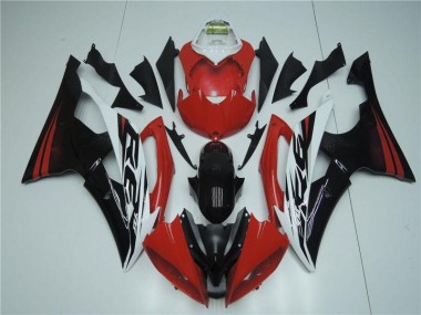 Red White 08-16 Yamaha YZF R6 Motorcycle Fairing