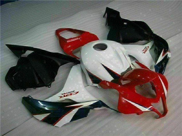 Red White 09-12 Honda CBR600RR Motorcycle Fairings