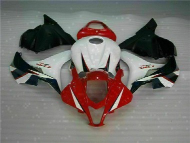 Red White 09-12 Honda CBR600RR Motorcycle Fairings
