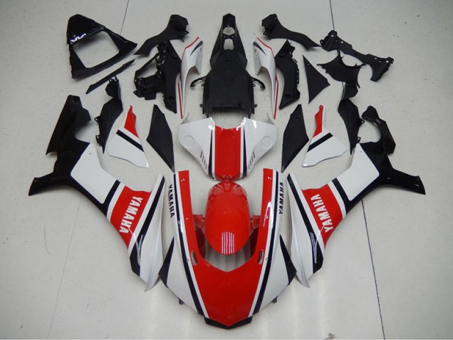 Red White 15-19 Yamaha YZF R1 Motorcycle Fairings